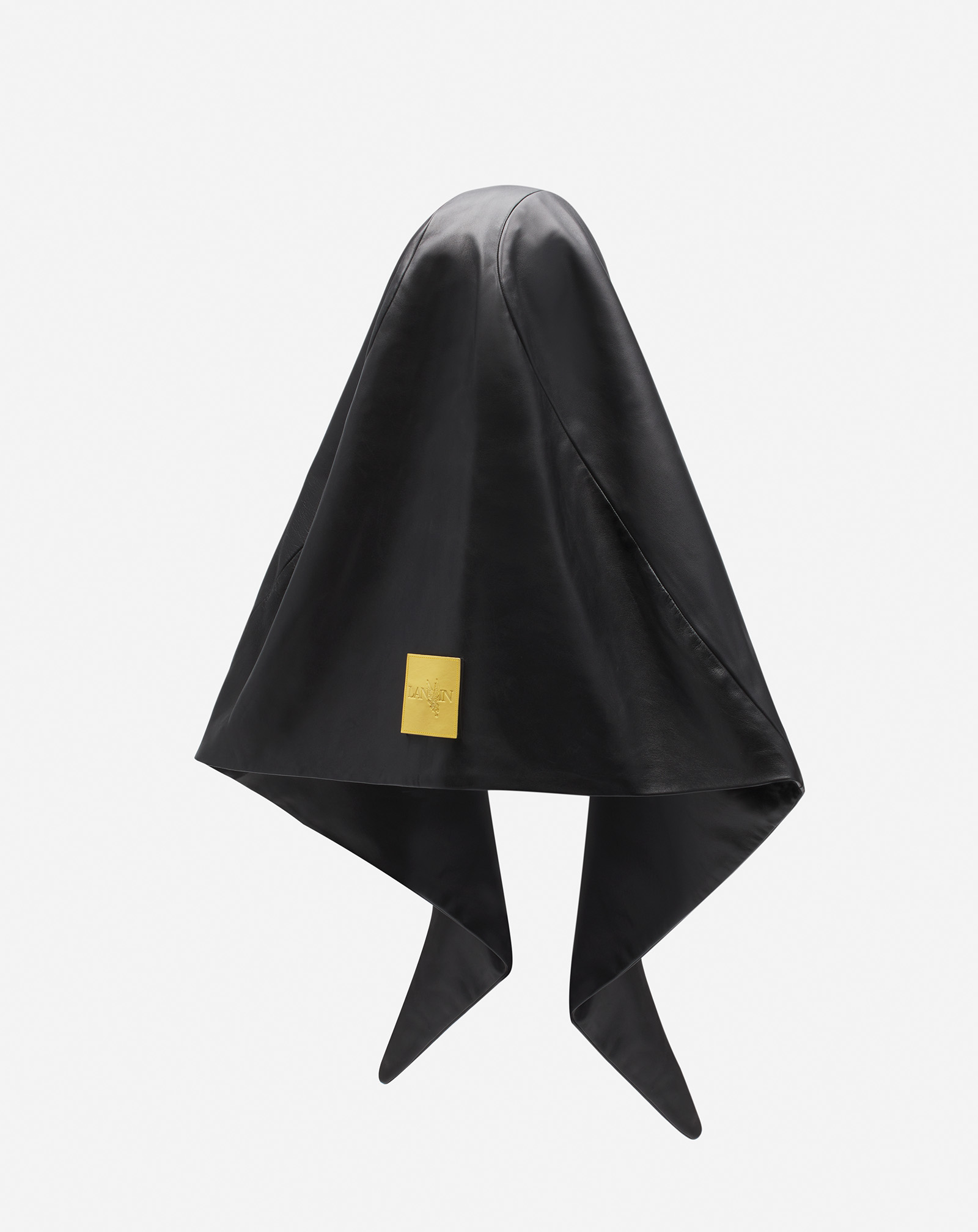 Lanvin Capuche  X Future En Cuir Pour Homme In Black