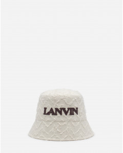 HERRINGBONE MOTIF LANVIN BUCKET HAT