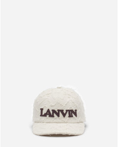 HERRINGBONE MOTIF LANVIN CAP