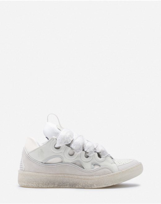 SNEAKERS CURB EN CUIR