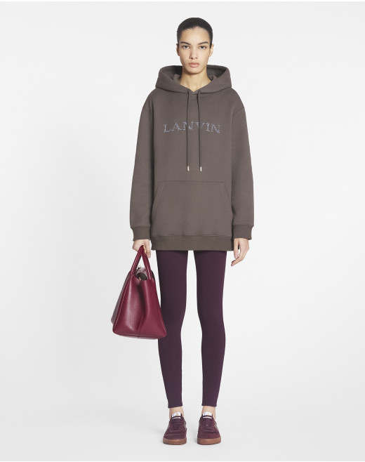 OVERSIZED LANVIN BEAD EMBROIDERED HOODIE