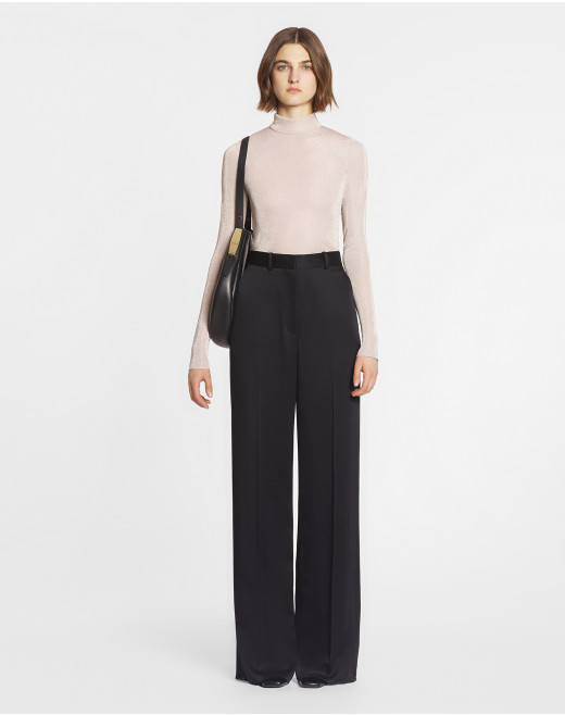 WIDE-LEG TAILORED PANTS