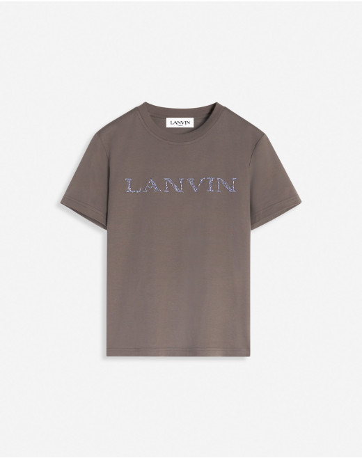 LANVIN BEAD EMBROIDERED T-SHIRT
