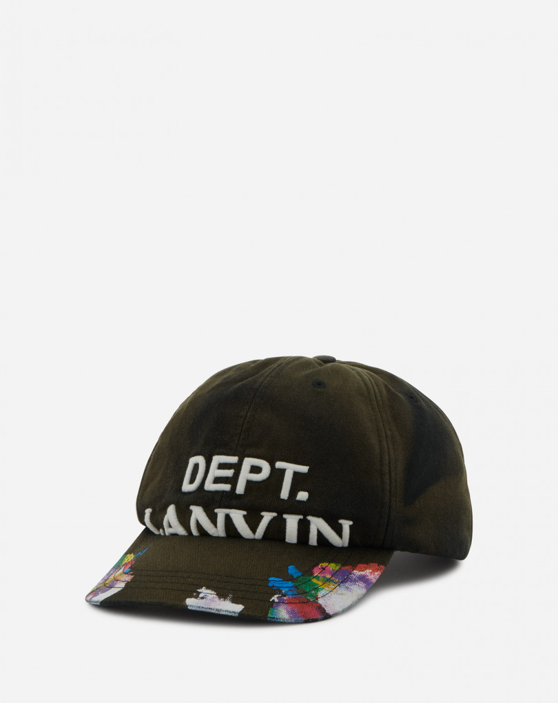 LANVIN X GALLERY DEPARTMENT ランバン×ギャラリーデプト キャップ 帽子 イタリア正規品 新品 AM-HANQGD-COGD-P22 マルチカラー