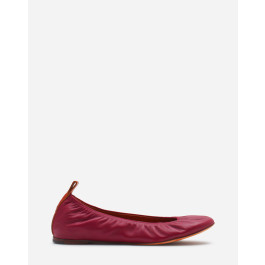 THE LEATHER BALLERINA FLAT