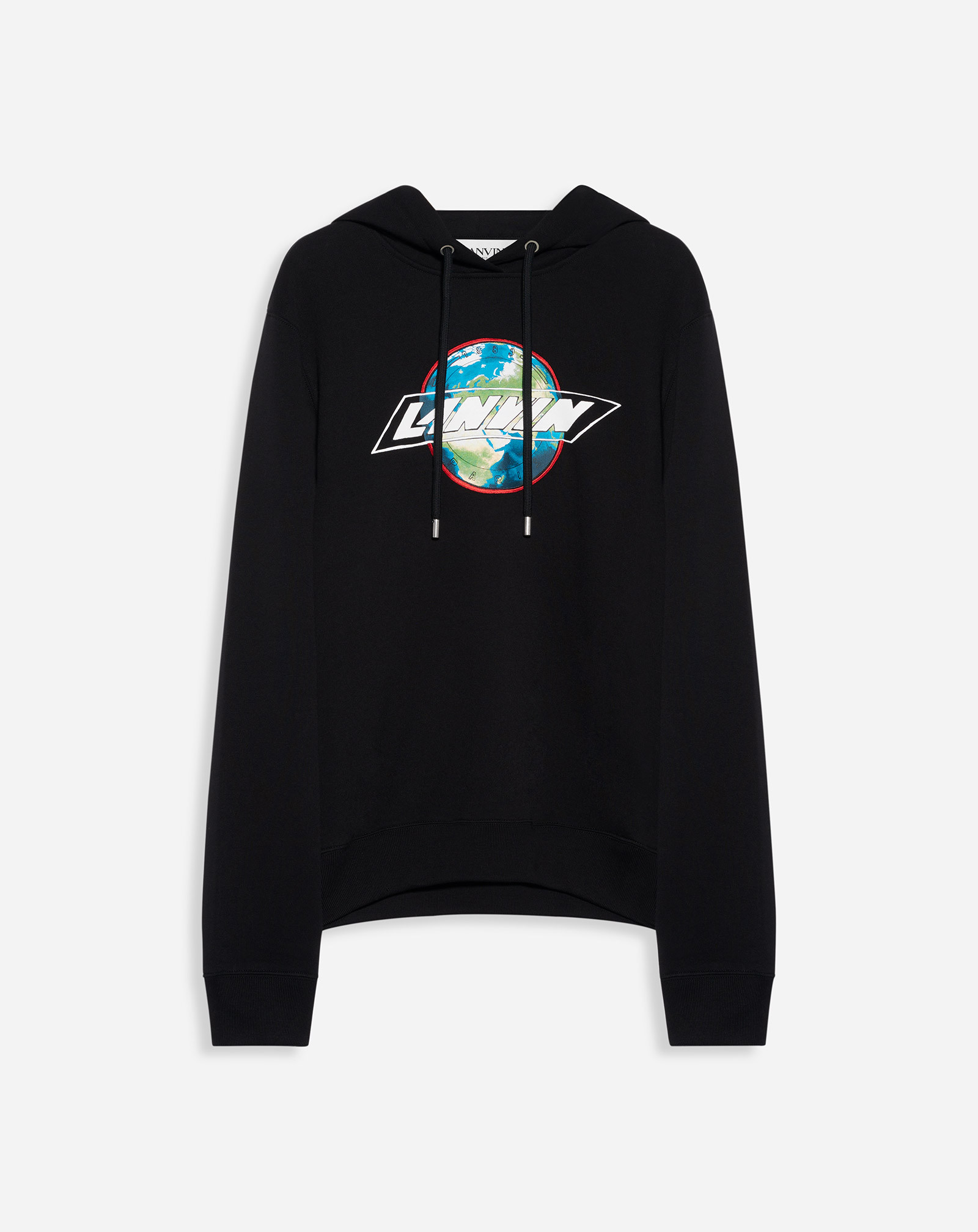 LANVIN LOGO PRINTED HOODIE