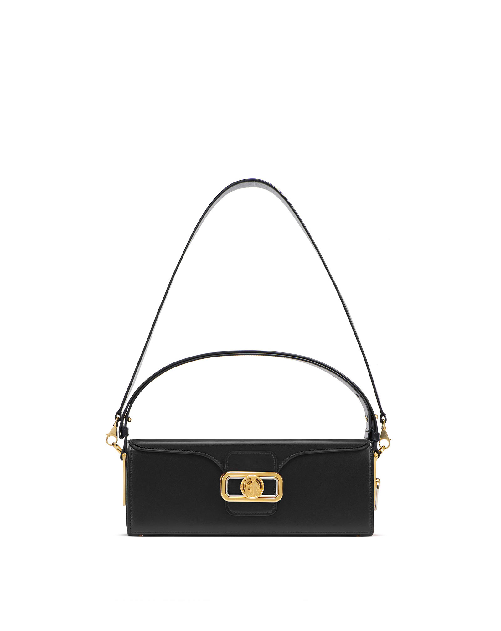 Lanvin Pencil Bag In Box Calf For Women In Black