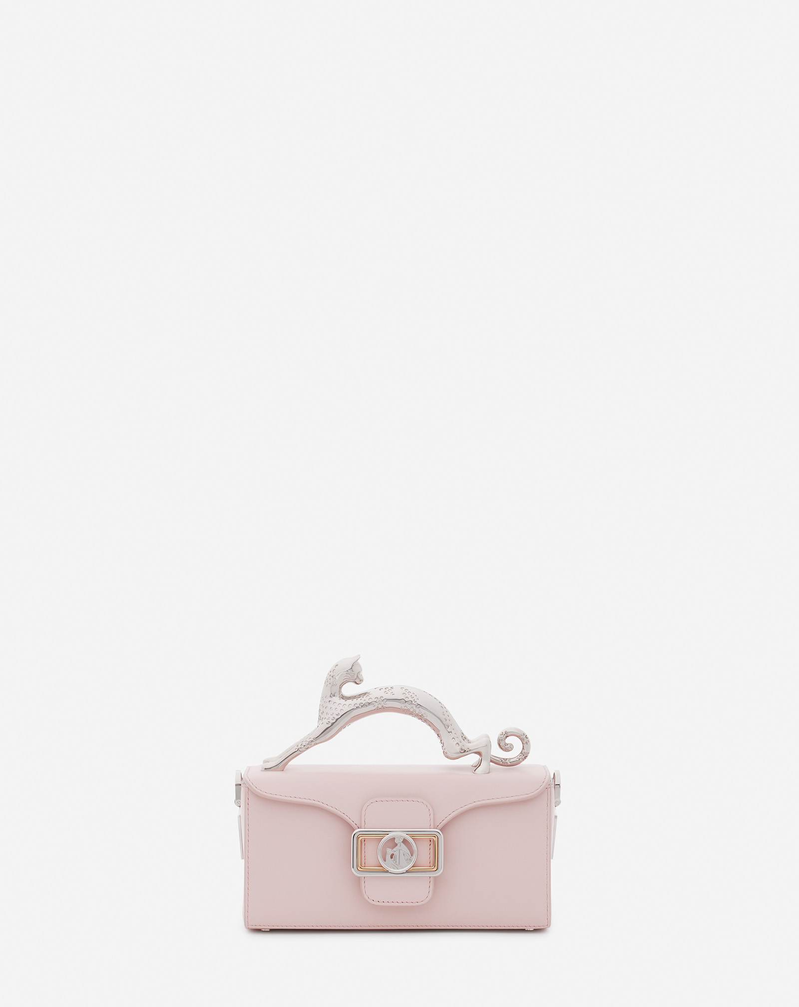 Lanvin Sac Pencil Cat Nano En Cuir Pour Femme In Pink