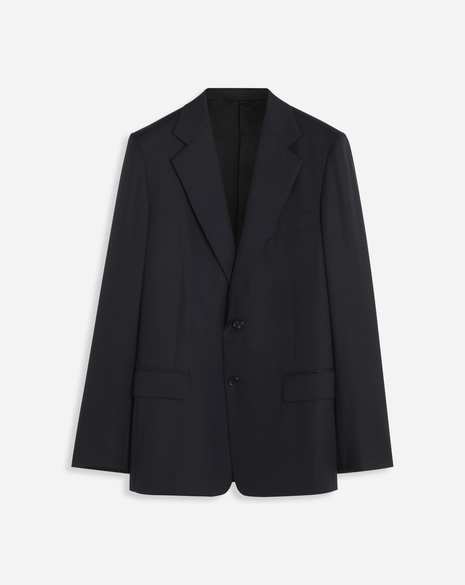 Lanvin Single-breasted Flap Pockets Jacket For Men In Blue