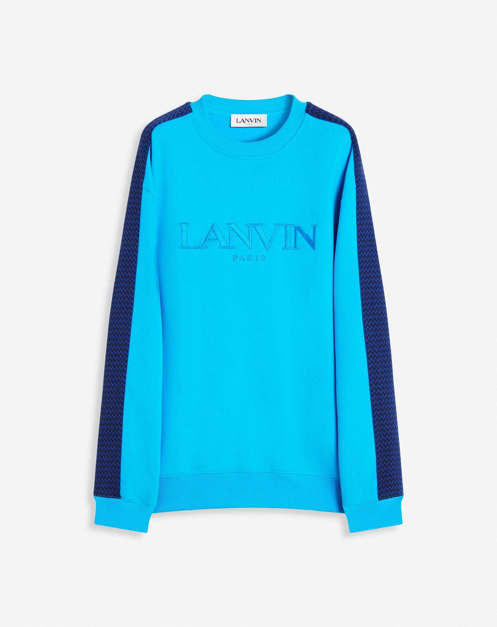 Lanvin Sweatshirt Ample Brodé  Side Curb Pour Homme In Multi
