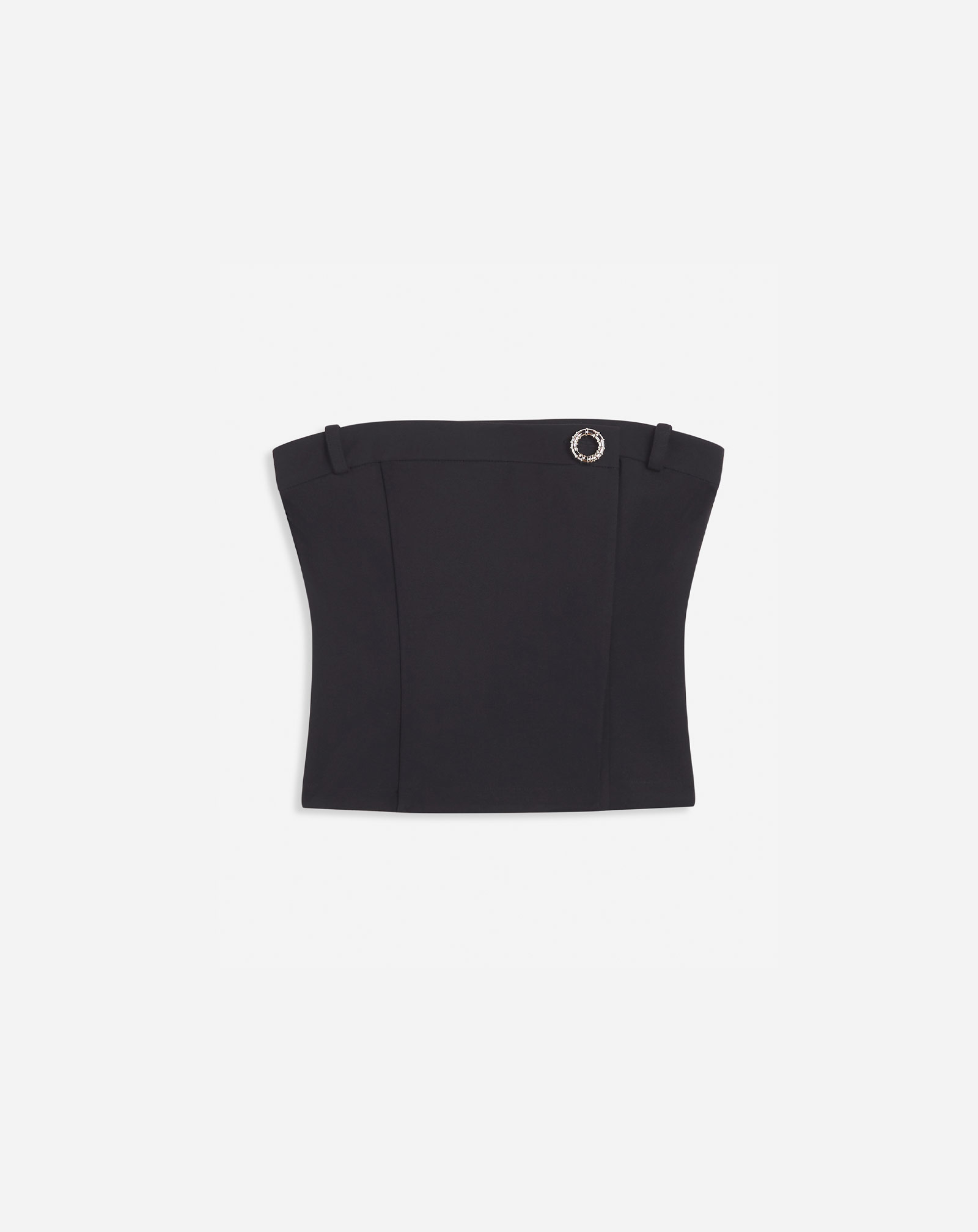 Shop Lanvin Bustier Détail Bijou Mélodie Pour Femme In Noir