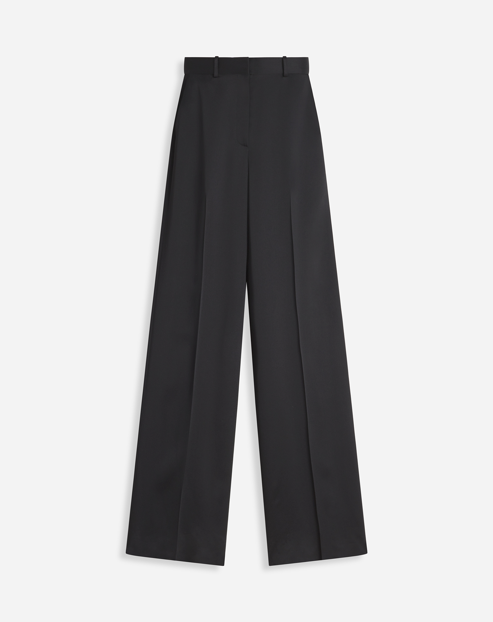 Shop Lanvin Pantalon Tailleur Large Pour Femme In Noir