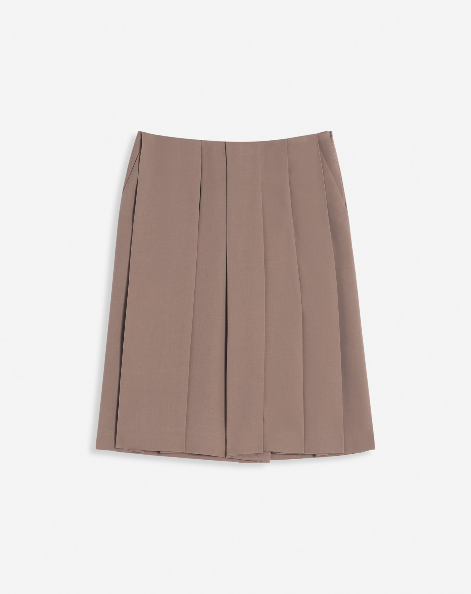 Shop Lanvin Jupe-culotte Plissée Pour Femme In Marron Glace